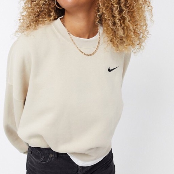 Nike Tops - NIKE Oversized Cropped Sweatshirt